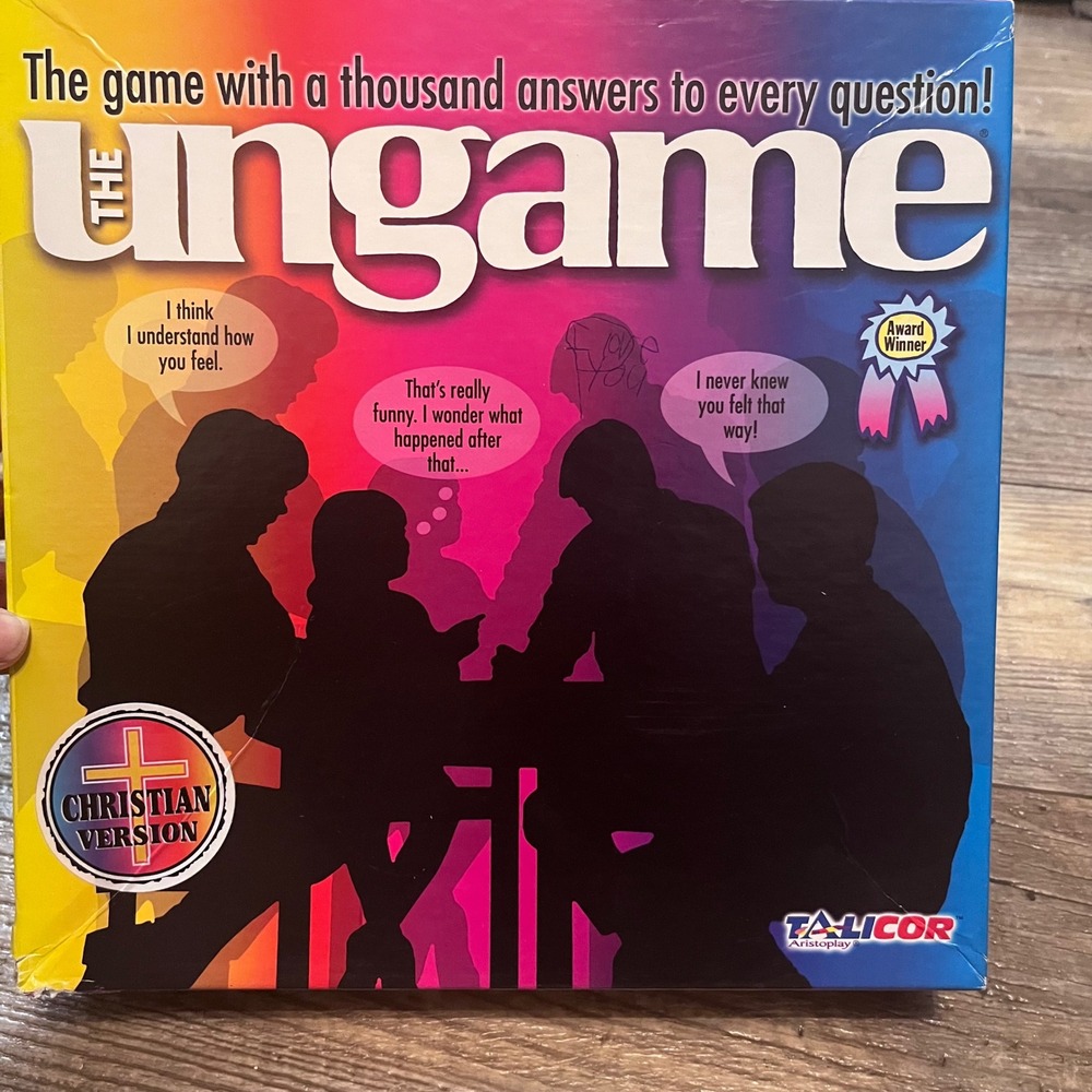 The Ungame Christian Version Board Game‎ Talicor Aristoplay Item 1200 Complete